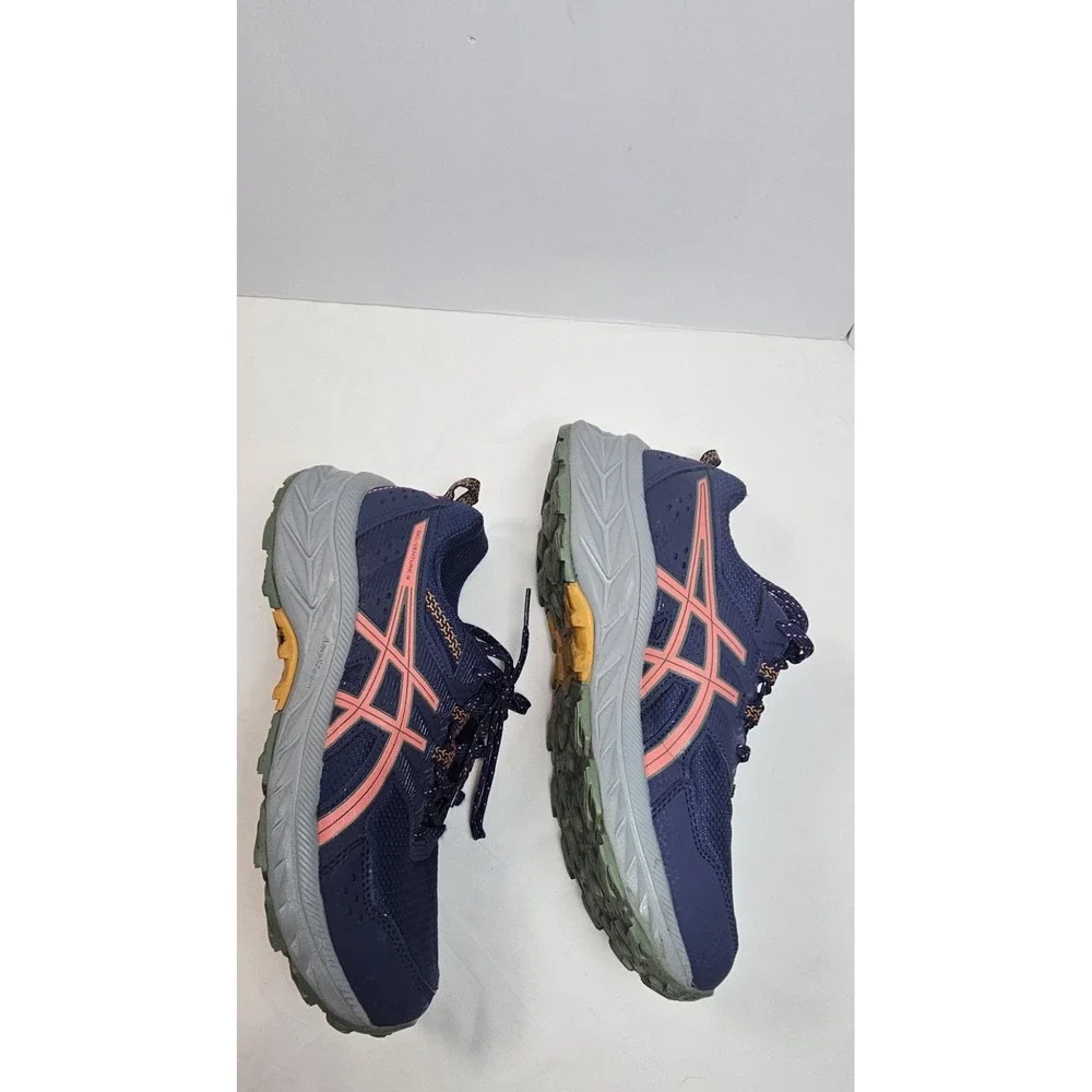 ASICS Gel-Venture 9 Women's sz 8 Trail Running Shoes Wide 1012B314 Indigo Blue‎